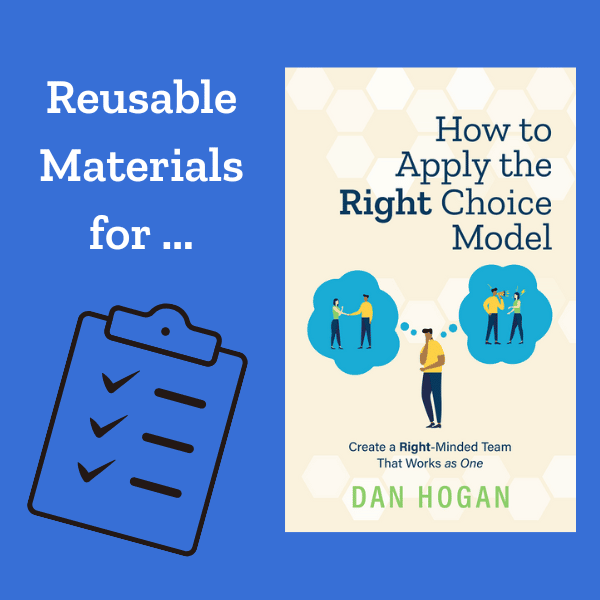 Right Choice Model Reusable Resources